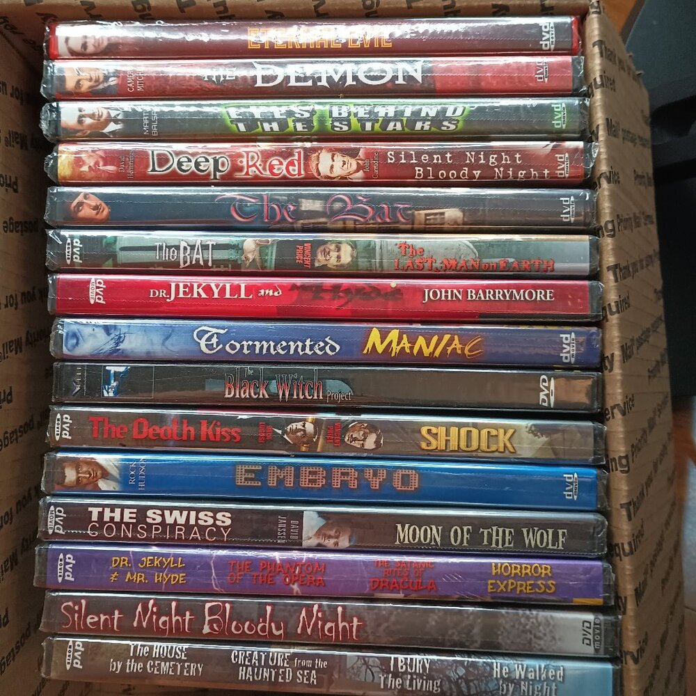 Lot of Assorted New Horror Movies DVD